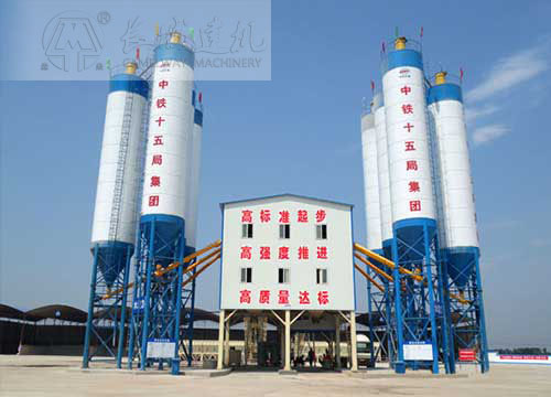 HZS120混凝土搅拌站生产线
